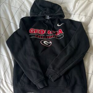 Nike Men's Black Georgia Volleyball Hoodie
